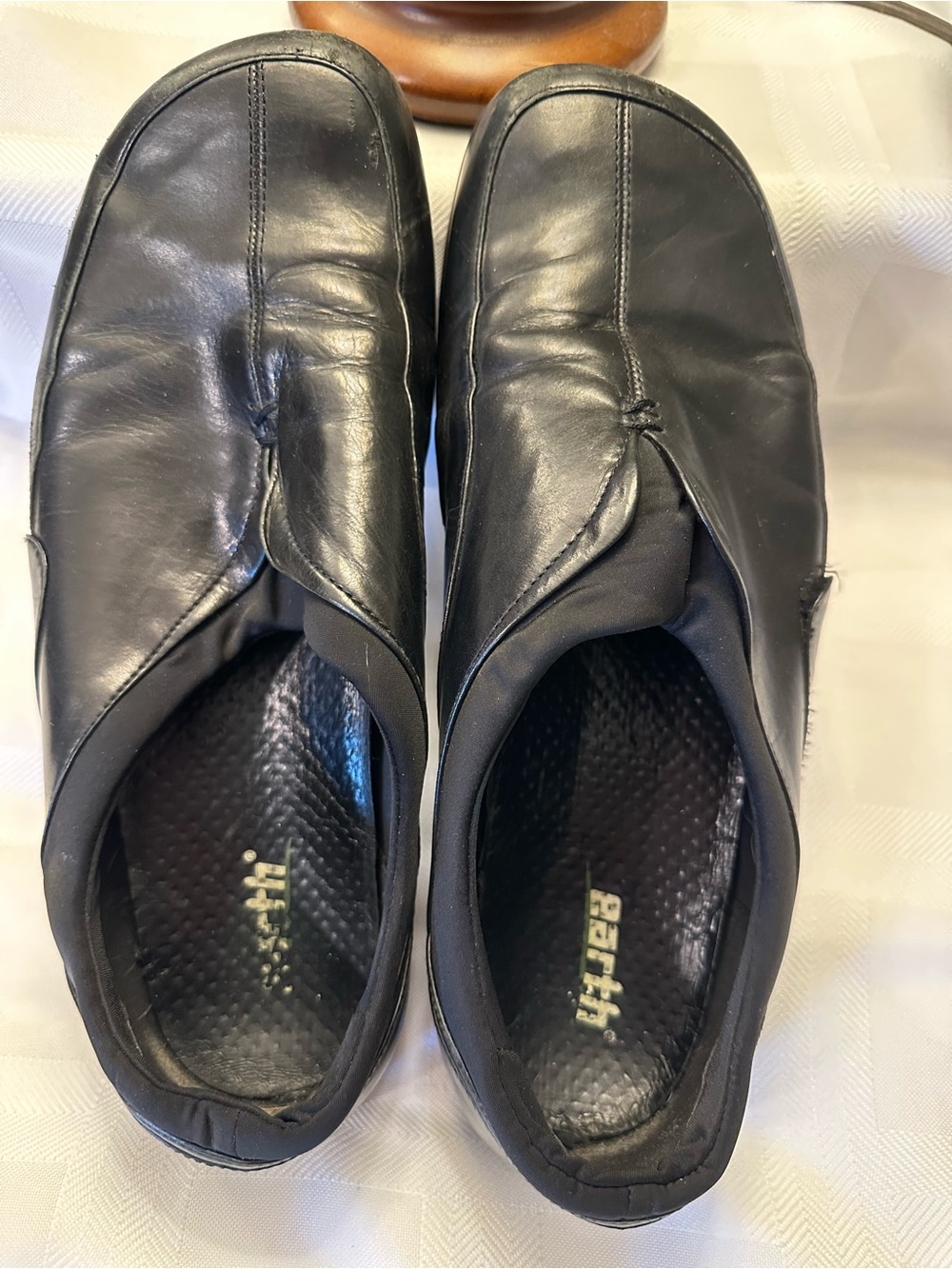 ❤️Women’s Earth Black Slip-On Casual‎ Leather Shoes Sz. 12B❤️